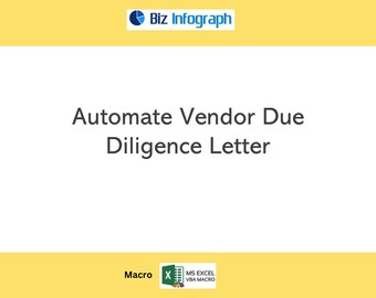 Automate Vendor Due Diligence Letter