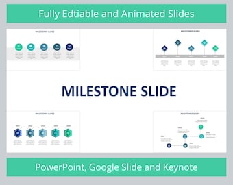 Milestone Slide Templates | PowerPoint, Google Slides, Keynote