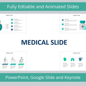 Medical Slide Infographic Templates | Diagram for PowerPoint, Google Slides and Keynote | Medical Template | Medical Slide