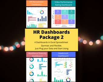 HR Dashboard Package 2 – Excel & Google Sheets Template