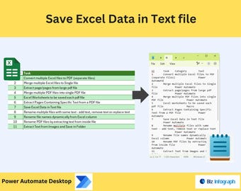 Save Excel Data in Text File