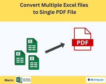 Convertir varios archivos de Excel en un solo archivo PDF