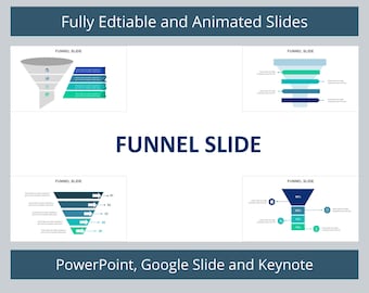 Funnel Slide Infographic Templates | PowerPoint, Google Slides, Keynote