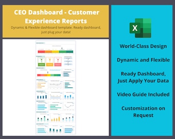 Tableau de bord du PDG - Rapports sur l'expérience client | Tableau de bord financier | Tableau de bord financier | Tableau de bord exécutif | Tableau de bord Google Sheets