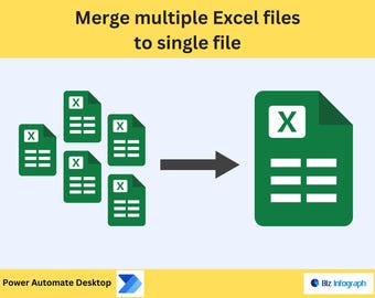 Merge Multiple Excel Files into One (Digital Download)