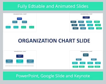 Organigramm Slide Infografik Vorlagen | Diagramm für Powerpoint | Organigramm Vorlage | Organisationszeichenschieber