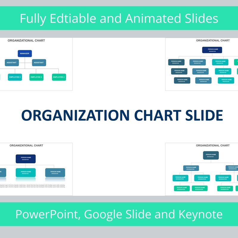 Powerpoint Org Chart - Etsy