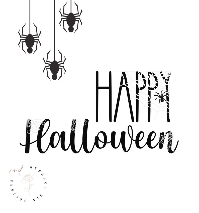 Halloween Prints Halloween Printable Wall Art Set of 8 Etsy