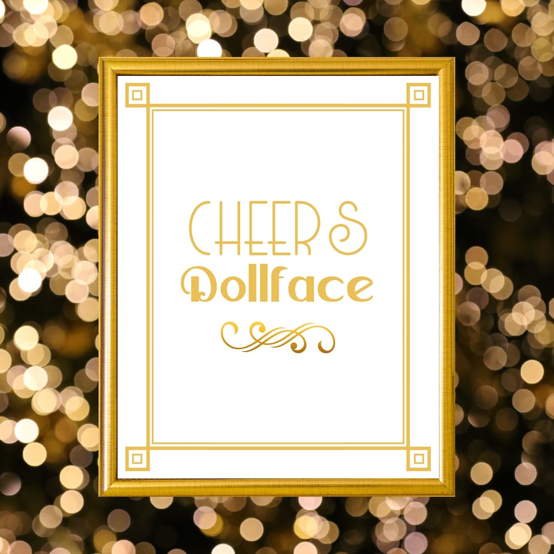 Great Gatsby Party Decor Printable Party Signs Great - Etsy
