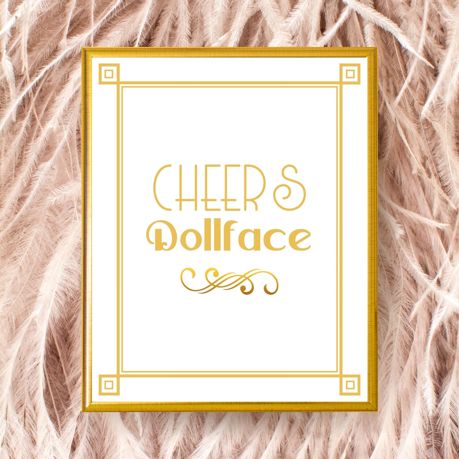 Great Gatsby Party Decor Printable Party Signs Great - Etsy
