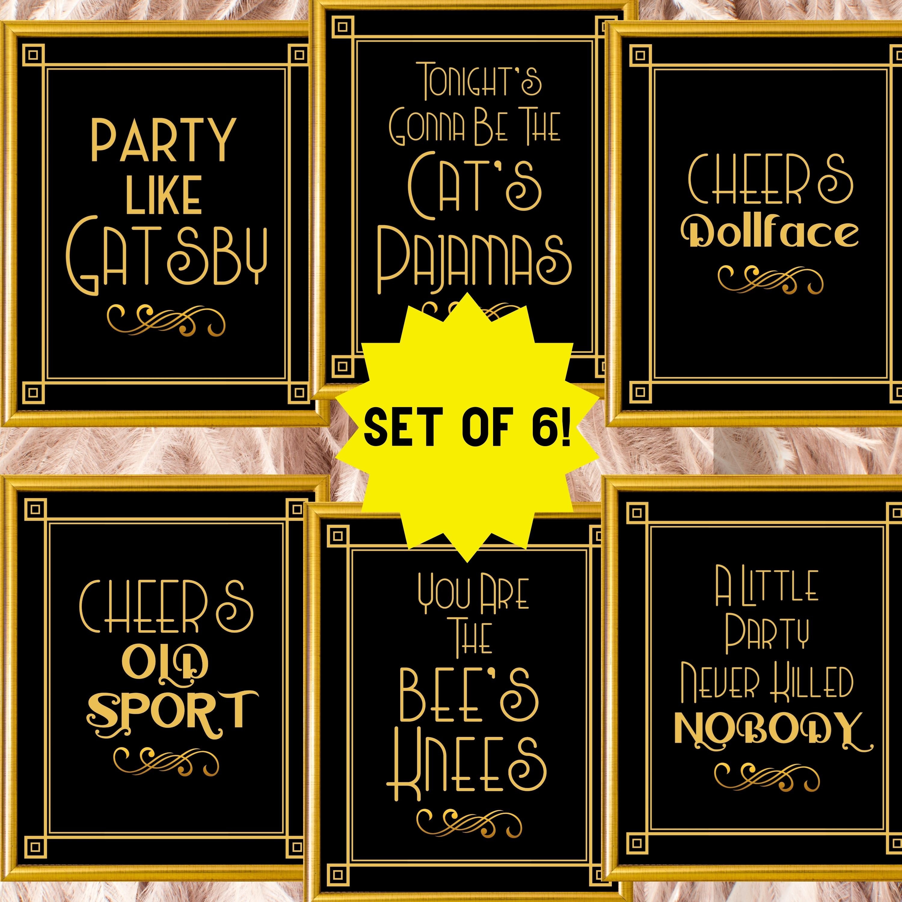 Roaring 20s Décor  Roaring 20s Party Decorations