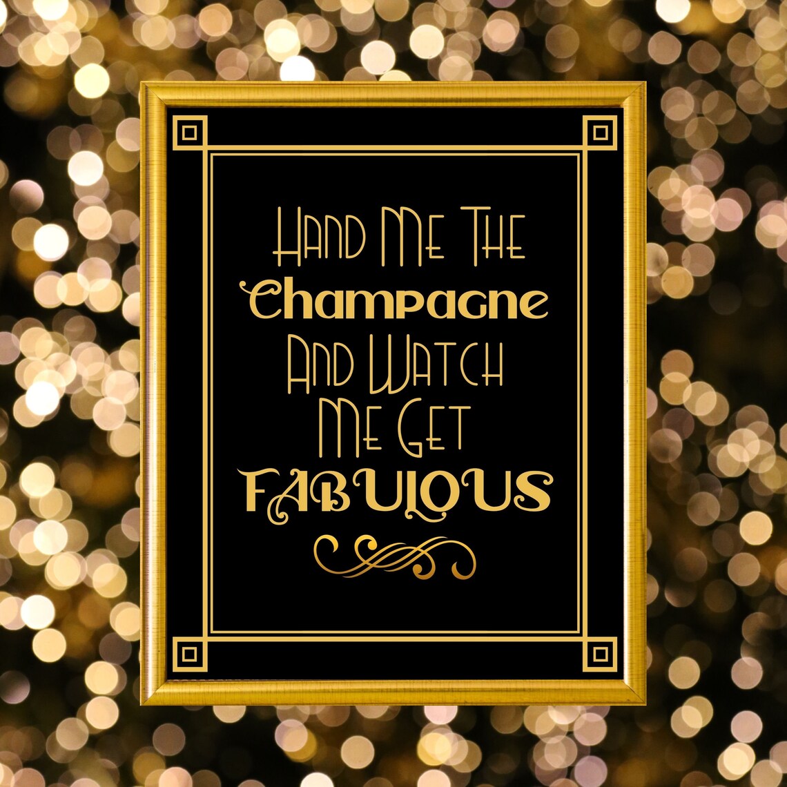 Great Gatsby Party Decor Printable Party Signs Great - Etsy