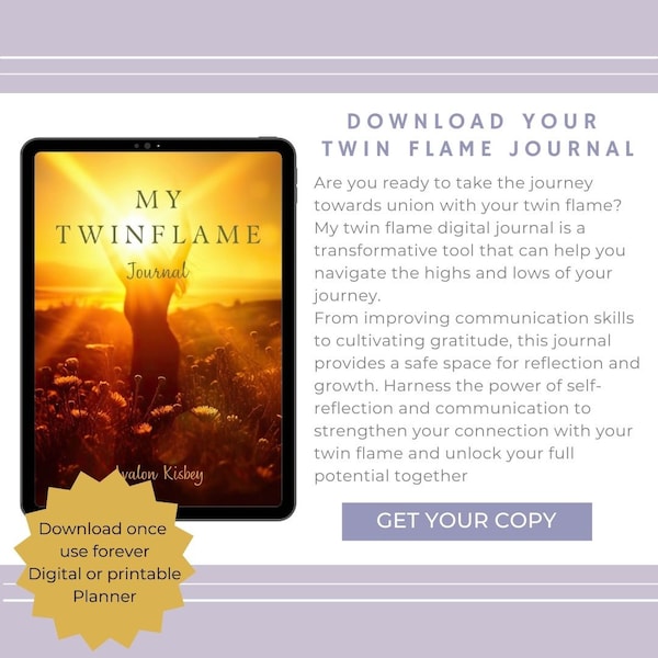 My Twin Flame Digital Journal