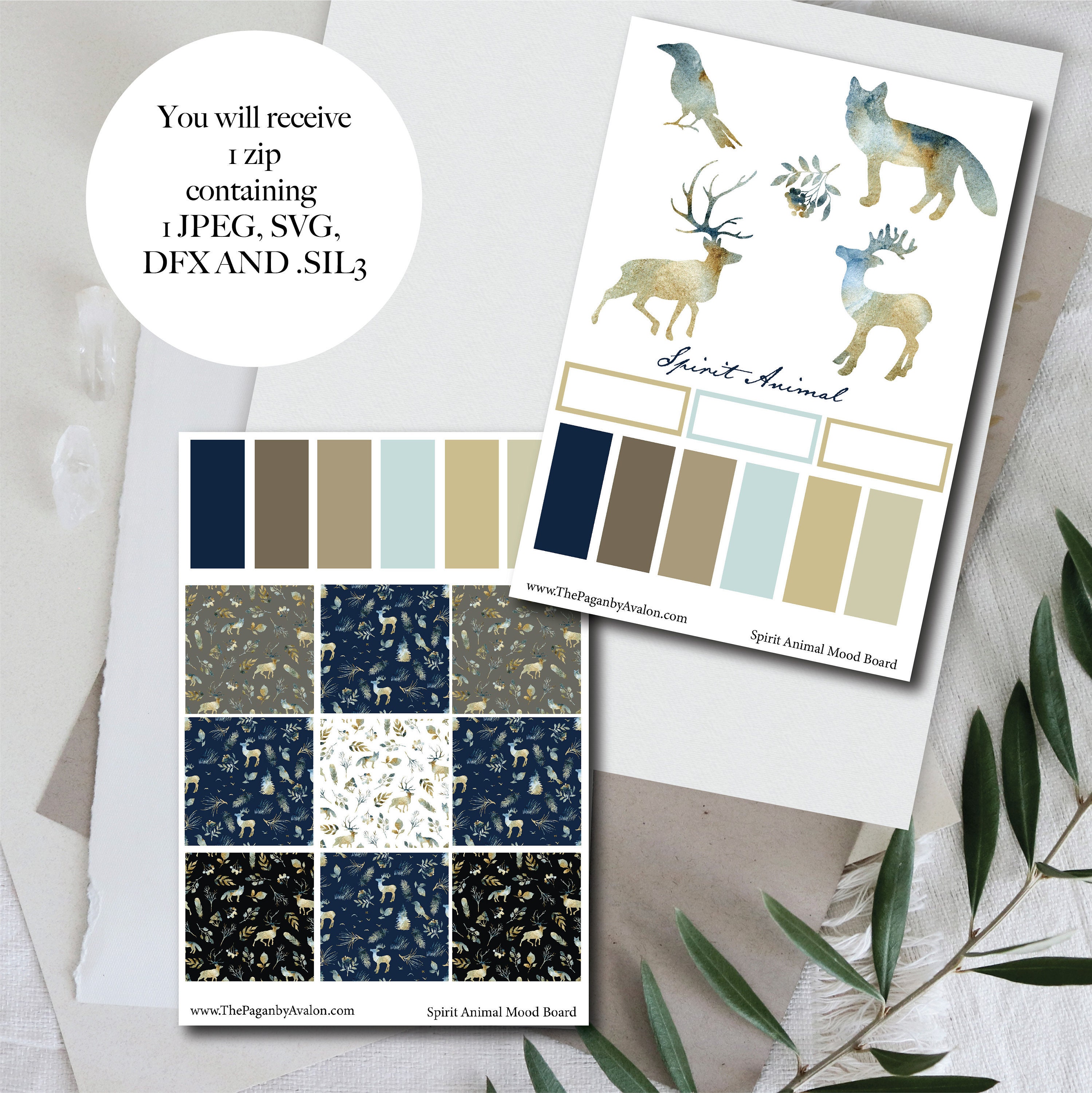 Spirit Animal Mood Board Wo Page Kit PRINTABLE - Etsy Spirit Animal Mood Board Wo Page Kit PRINTABLE - Etsy