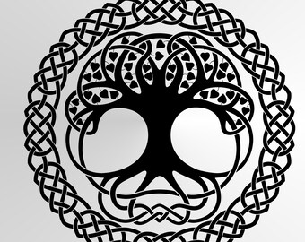 Tree Of Life Stencil Etsy