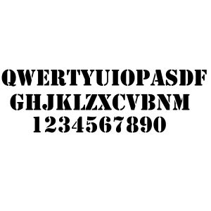 Letras tamanhos grandes arte artesanato estêncil mylar reutilizável ou estêncil autoadesivo decoração diy quarto de criança/letras5
