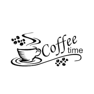 Fresh Coffee Kitchen Reusable Stencil Sizes A5 A4 A3 Cappuccino Latte Espresso Craft Paint Wall Wood DIY / Cafe7