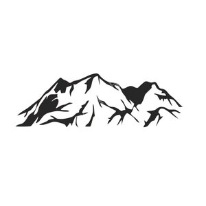 The Mountain BIG SIZES Wiederverwendbare Mylar Schablone oder selbstklebende Schablone Dekor WandKunst Dekor Reisen / MT12