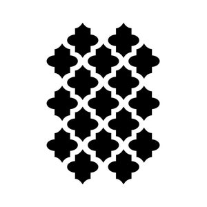 PIASTRELLA MAROCCHINA Stencil riutilizzabile Dimensioni A5 A4 A3 Arte esotica orientale Artigianato fai da te / Marocco4