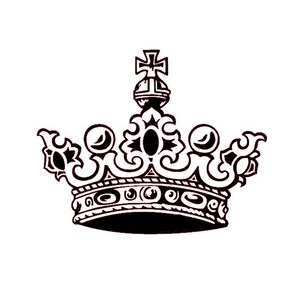 Crown Queen King Royal Elisabeth II Charles III Tourist Coronation Jewels Castle Tiara Diadem Gifting Reusable Stencil A5 A4 A3 / K14
