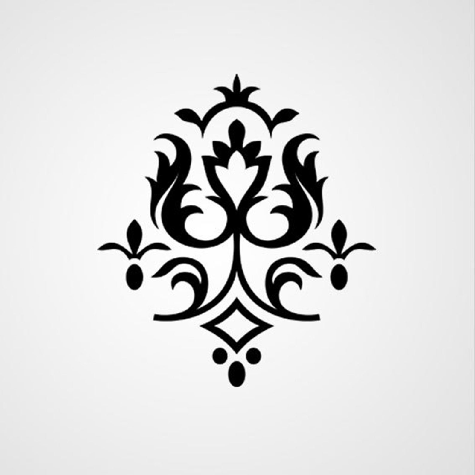 Stencil Plastica Riutilizzabile A3/A4/A5 - Per Decorazione Damasco Fai Da Te - Foto 12