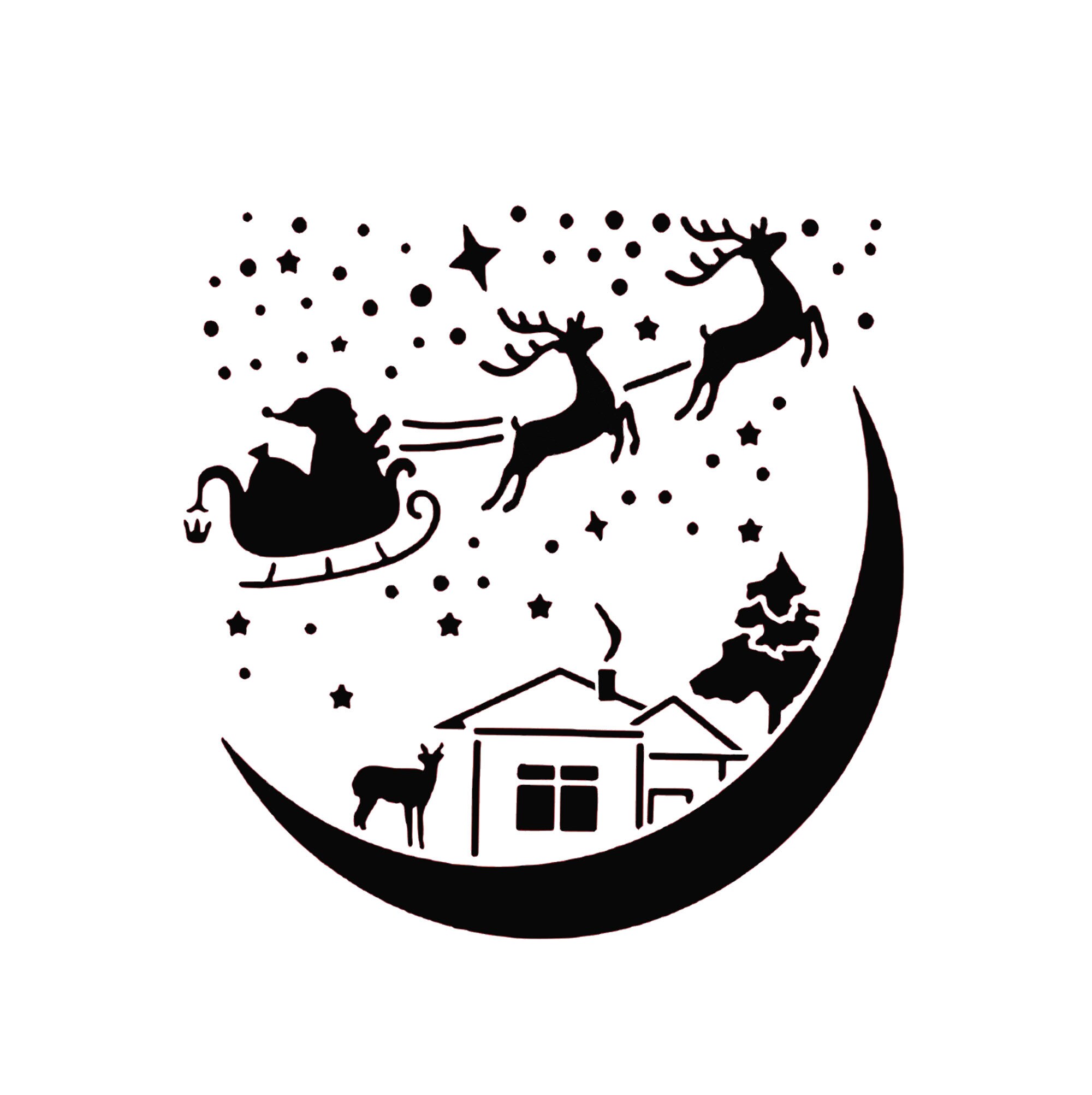 Plantilla De Serigrafía Con Motivos Navideños, Reutilizable, Autoadhesiva, Para Decorar/imprimir En Madera, Tela, Pared, Taza, Placa, Vidrio, Papel, Decoración De Navidad Para El Hogar (8.5 X 11 Pulgadas