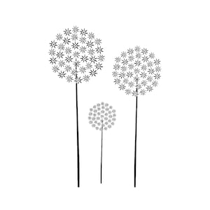 Pustezahn Wand GROßE GRÖßEN Wiederverwendbar Mylar Schablone oder selbstklebende Schablone Romantisch Shabby Chic / F25