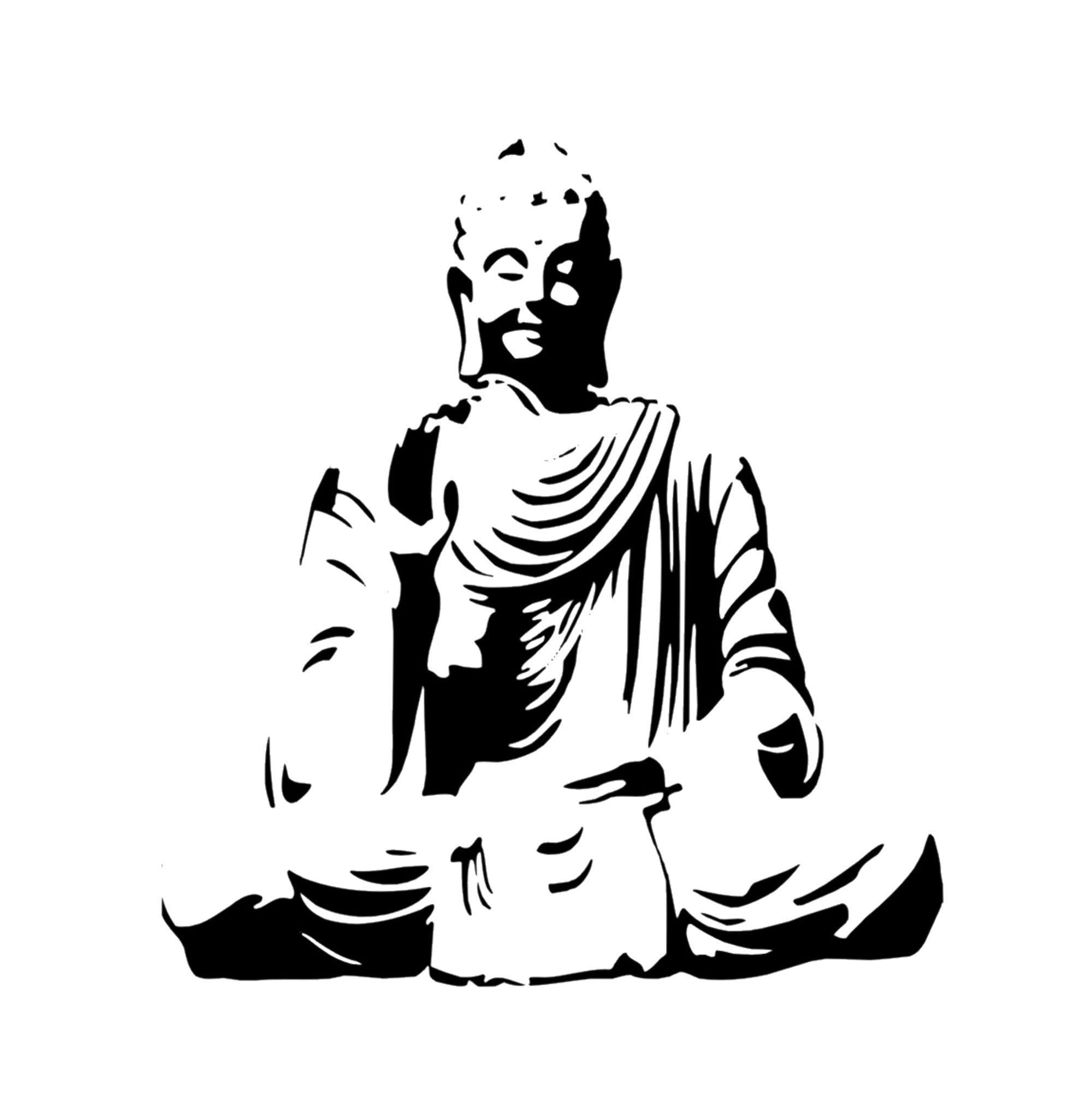 SITTING BUDDHA BUDDA Reusable Stencil Sizes A5 A4 A3 Oriental - Etsy Canada
