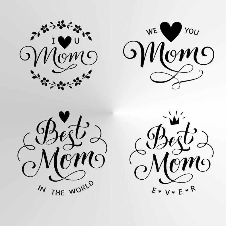 MOTHER'S DAY Stencil Sizes A5 A4 A3 and Larger Love You | Etsy