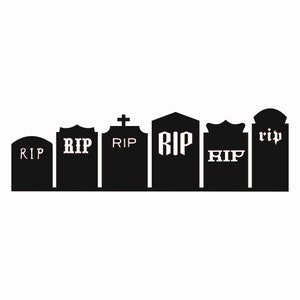 RIP Tomb Stones HALLOWEEN Pochoir réutilisable Taille A5 A4 A3 Décoration Cartes Craft / H22