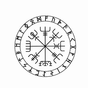 Celtic Runes ROUND MANDALA MEDALLION Reusable Stencil Size A5 A4 A3 Decor / M29