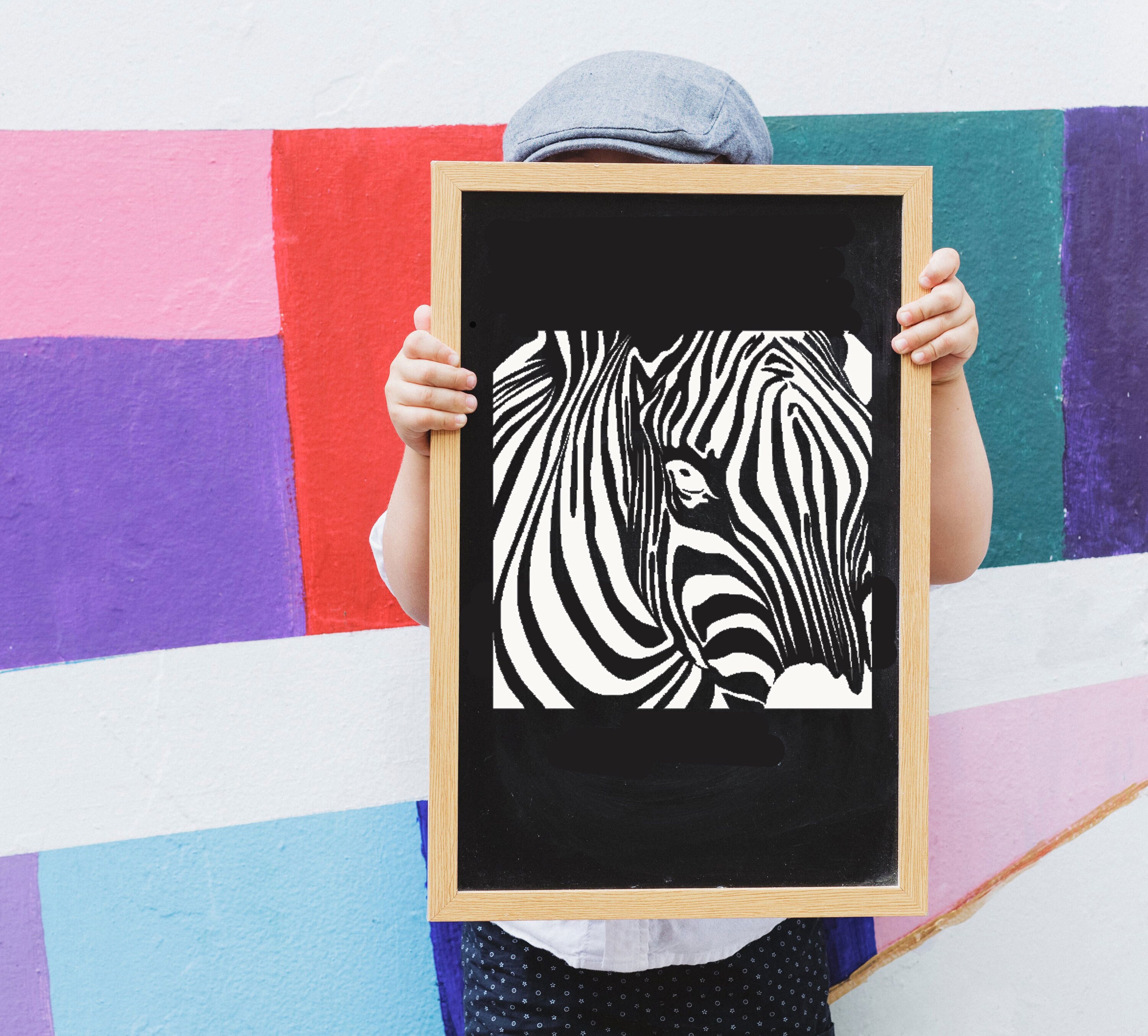 Zebra Animal Print Reusable Stencil Size A5 A4 A3 Wall Decor Nature ...