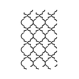PIASTRELLE MAROCCHINE Stencil riutilizzabili Dimensioni A5 A4 A3 Arte esotica orientale Artigianato fai da te / Marocco5