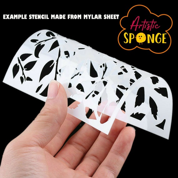 10 x A4 Mylar 125 micron Sheets Ideal for Reusable Stencils Art Craft