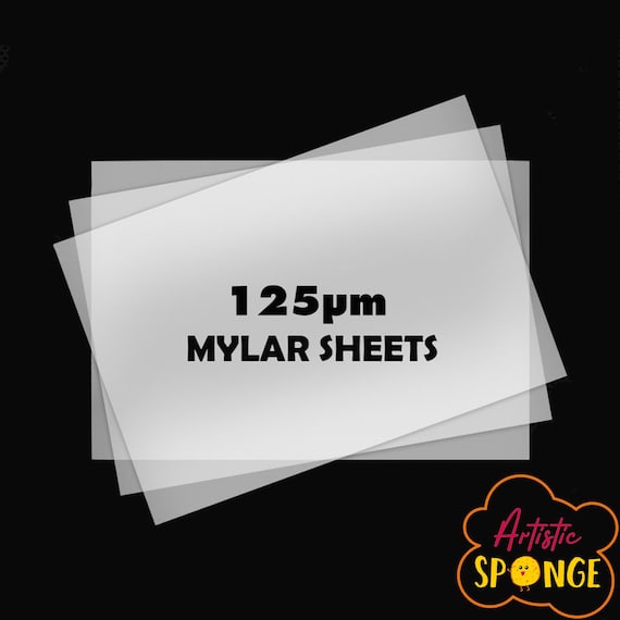 Blank Milky Mylar Stencil Sheets 125 Micron 0.15mm A6 A5 A4 A3 Plastic  Polyester 
