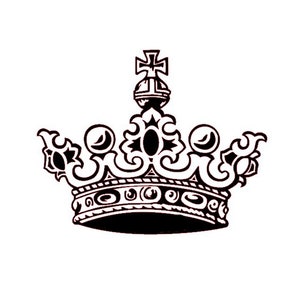 Crown Queen King Royal Tourist Coronation Jewels Castle Tiara Diadem Gifting Reusable Stencil or Self Adhesive Stencil Wall Décor / K14