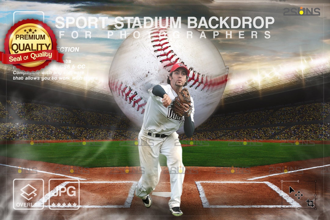 Baseball Backdrop, Baseball Memory Mates, Photoshop Overlays, Sport ...