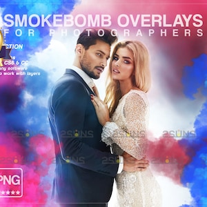 Pink smoke overlay, Gender reveal smoke overlay, Photoshop overlays, Fog overlay, Blue smoke background, Pink smoke bomb photo overlays