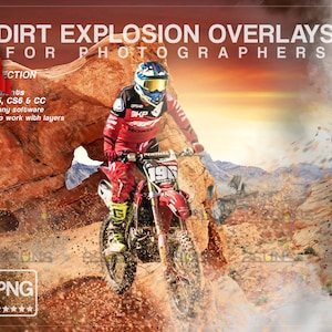 Dirt Explosion Photoshop Overlays, Sports overlays, Photo overlay, Floating Dust overlay, Baseball Photo overlay, Photoshop Sports Templates