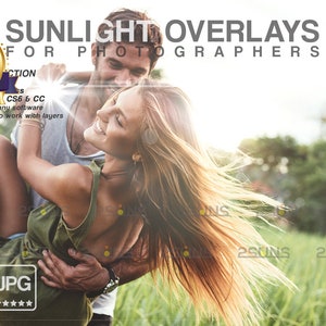 Sunshine overlay, Photoshop overlays, Sunlight photo overlays, Lens flare overlay, Sun Overlay, Sun Flare Overlay, Sunlight Overlay