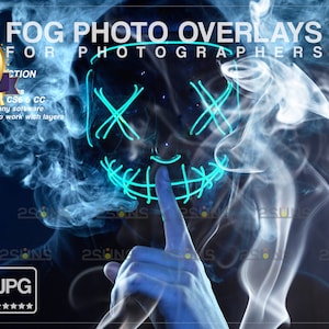White smoke overlay, Fog overlay, Photoshop overlays, Halloween smoke bomb overlay, Magic fog photo overlay, Smoke backdrop
