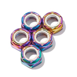 Aangepaste asmoeren hardware (5) Skateboard / Longboard / Penny Board / Cruiser - OIL SLICK Defiant Upgrades