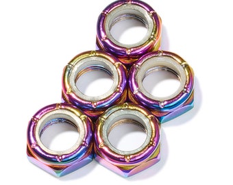 カスタムキングピンナットハードウェア（5）ローラースケート/クワッドスケート/ダービースケート - OIL SLICK Defiantアップグレード