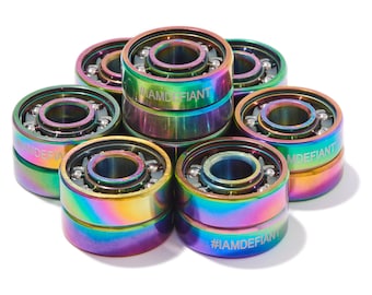 Premium Skate Bearings (16) Roller Skate / Quad Skate / Derby Skate - OIL SLICK Defiant Upgrades