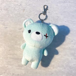 Deadly the Bear Plush Key Chain | Hanging Decor for Purses, Backpacks, bags |deadlybearhug