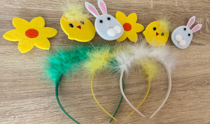 Easter Bunny Headband Easter Headband Chick Easter Headband Flower Easter Headband
