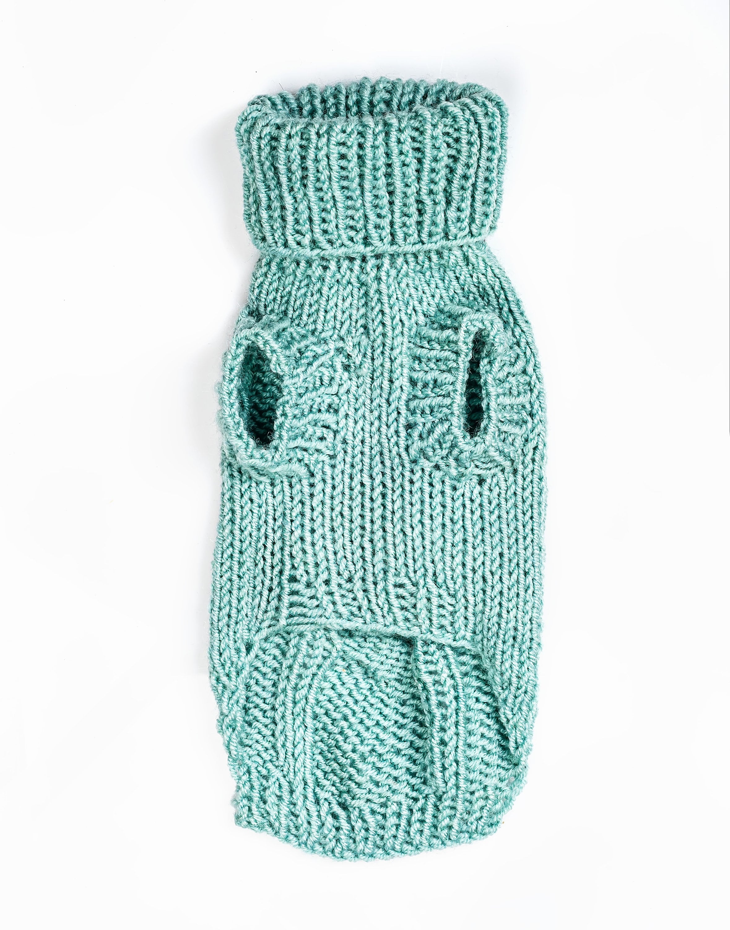 Turquoise Ferret Pattern Sweater With Hat Etsy