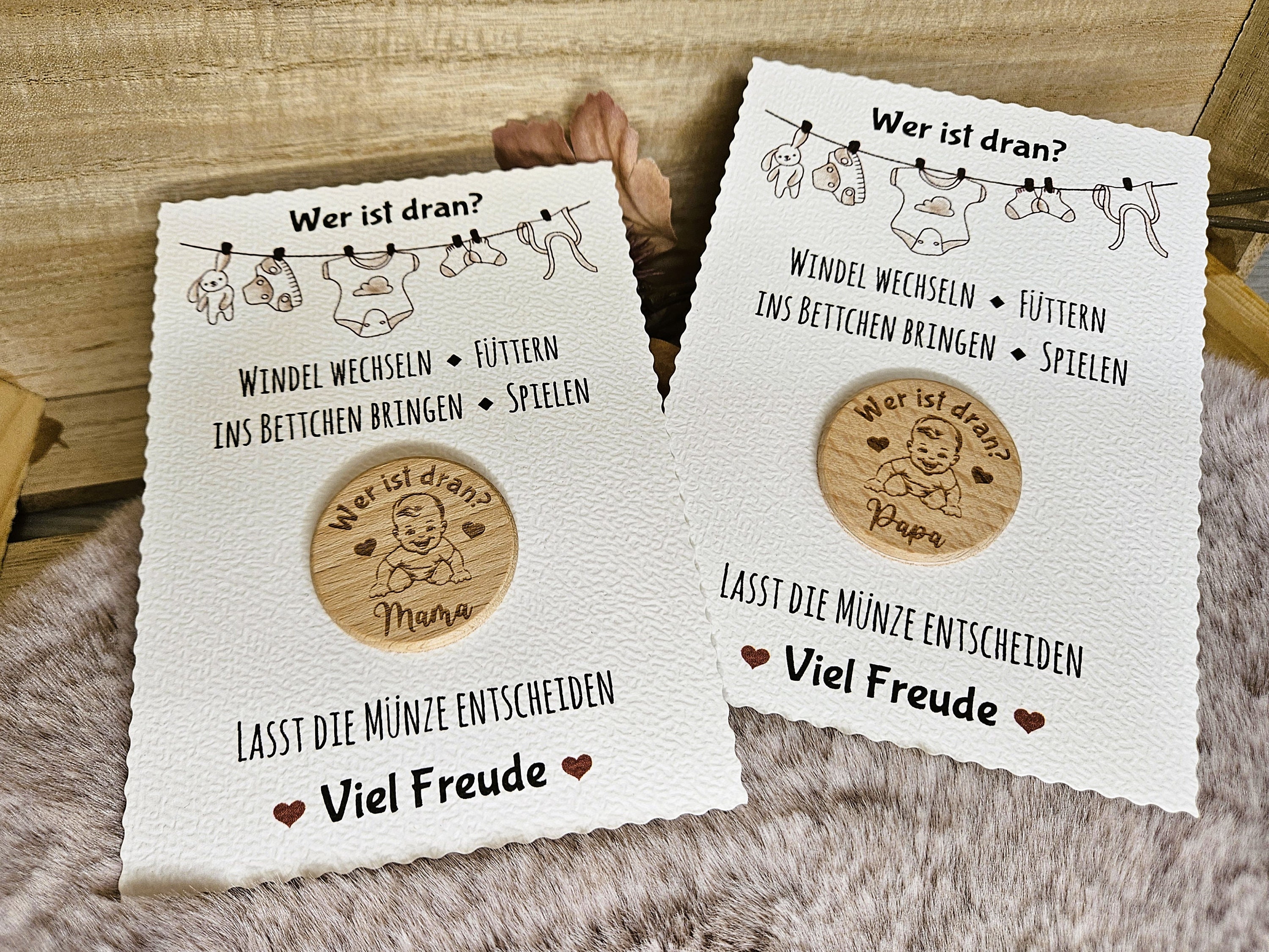 Entscheidungsmünze Für Eltern – Süßes Geschenk Zur Geburt Oder Schwangerschaft
