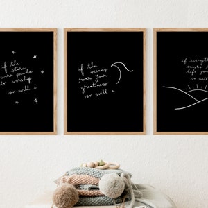 So Will I Lyrics Print Set of 3, So Will I Hillsong Worship, Christian Nursery, Digital Download, Printable Art