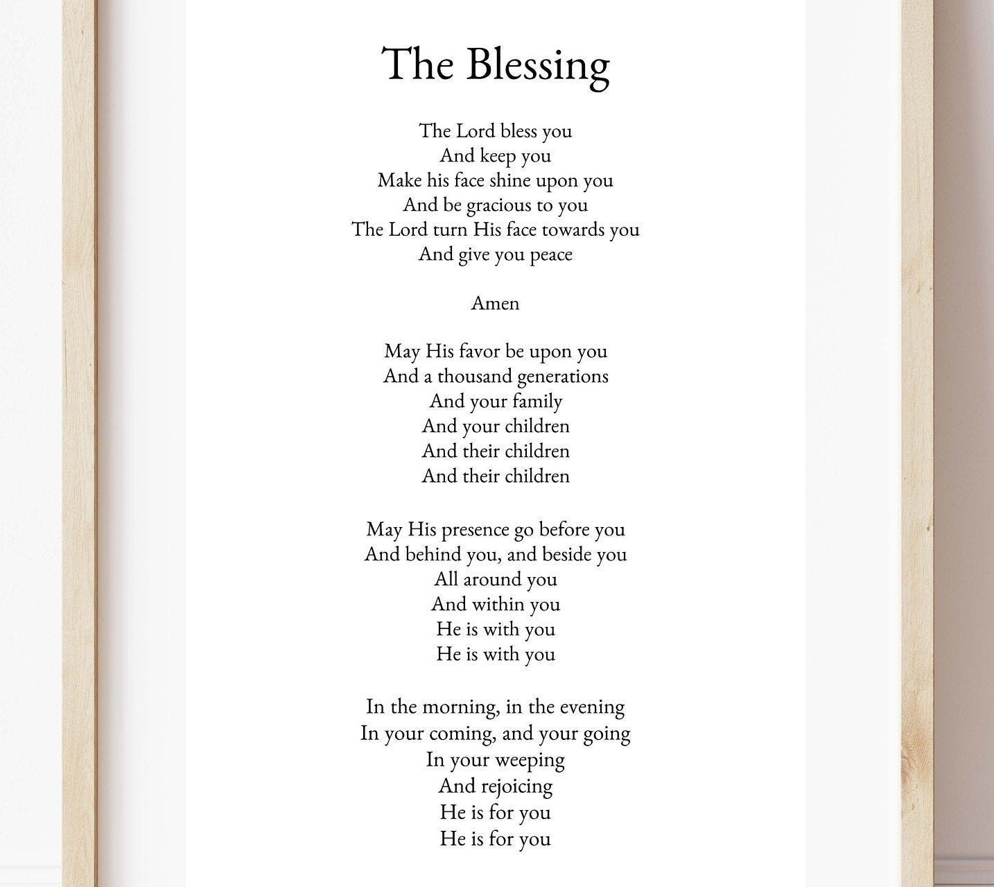 The Blessing Lyrics Print, Elevation Worship, Kari Jobe, Digital